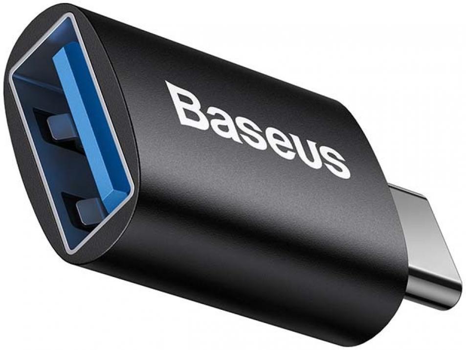 Адаптер Baseus Ingenuity ZJJQ000001 от USB-C към USB-A, Черен 1