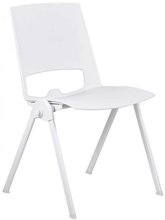 Посетителски стол RFG Sweet White, Бял, 4 броя в комплект 1