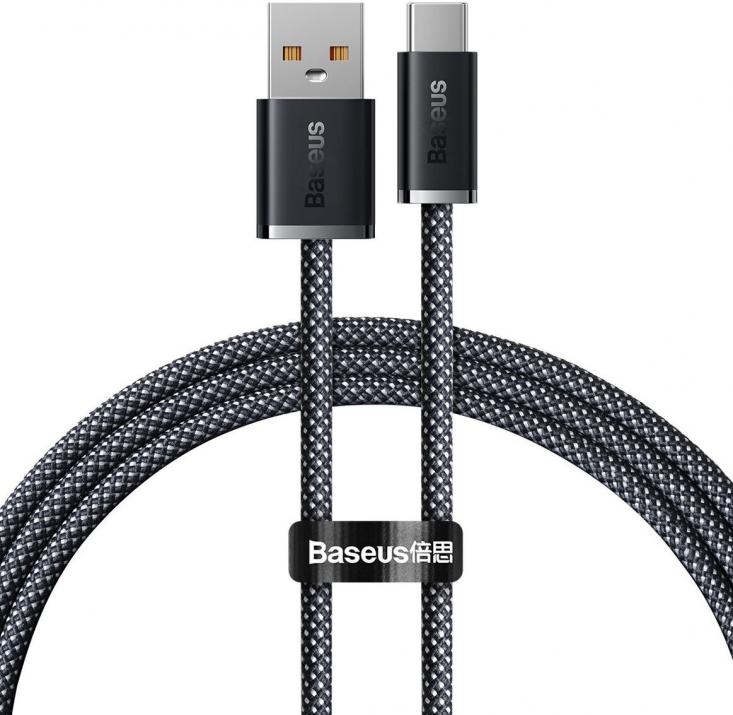 Кабел Baseus Dynamic Series USB Type A към USB Type C, 100W, 1м, Сив | CALD000616 1