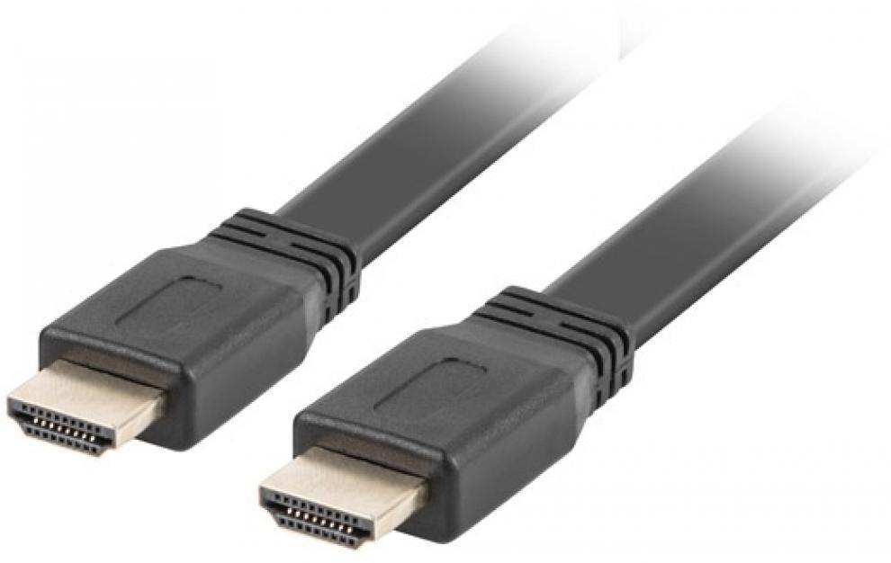 Кабел Lanberg HDMI(M) към HDMI(M) 2.0, 3.0 м, Черен | CA-HDMI-21CU-0030-BK 1