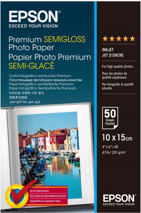 Хартия Epson Photo Paper Glossy, 10x15, 50pcs | C13S041765 1