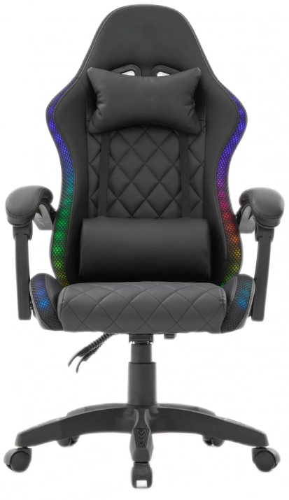 Геймърски стол Blackout, RGB, Черен 1