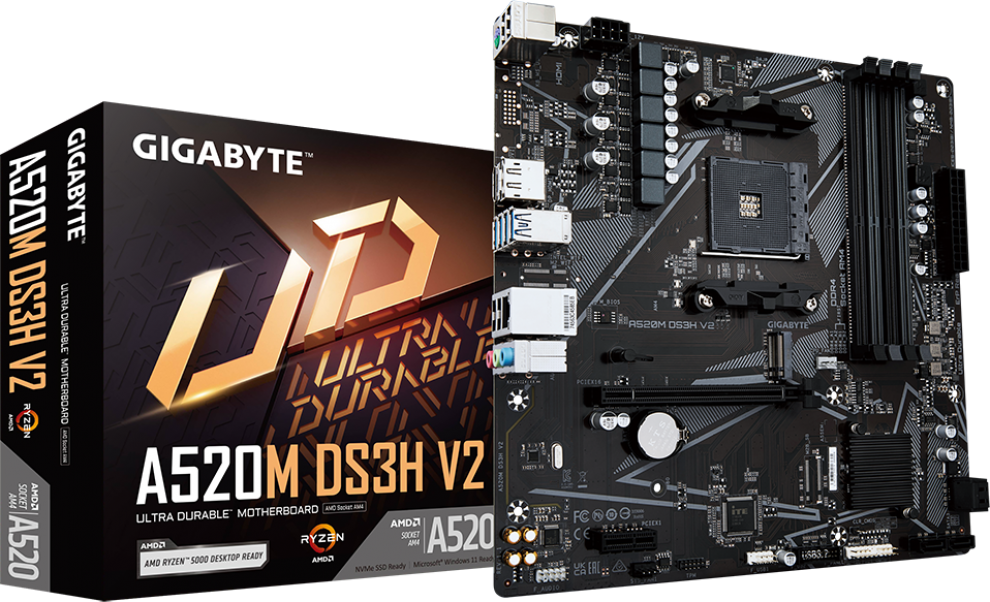 Gigabyte A520M DS3H V2 (rev. 1.1) 1