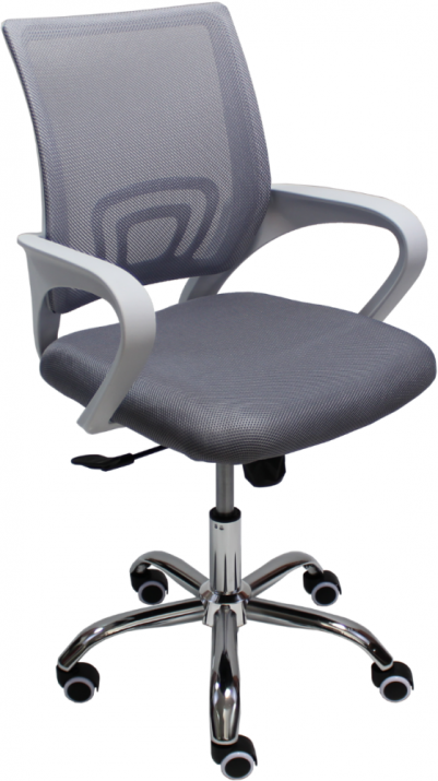 Ергономичен офис стол Nowy Styl Lori White Chrome - Сив 1