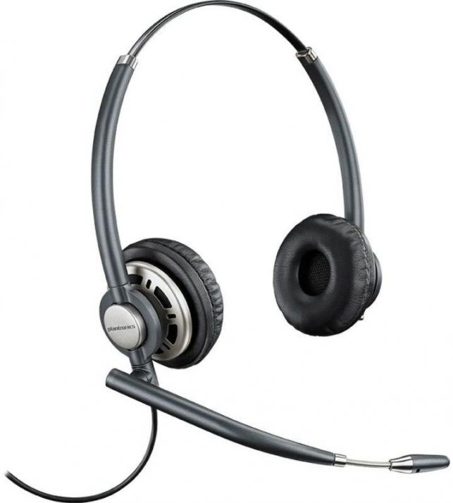 Слушалки с микрофон Plantronics EncorePro HW720 QD, Черни | 78714-102 1