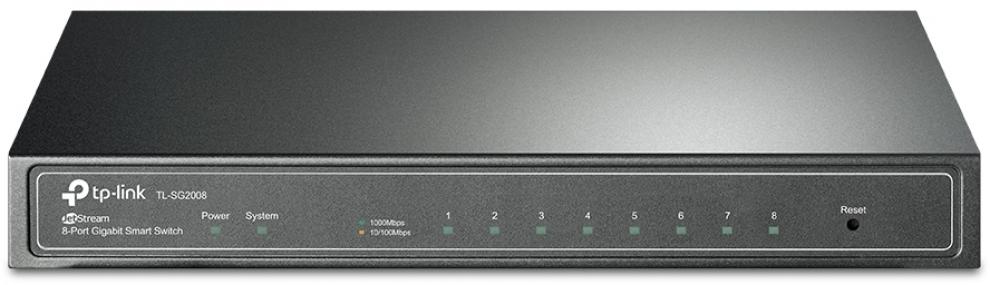 Суич TP-Link Jetstream, 8-портов Gigabit smart комутатор | TL-SG2008EU 1