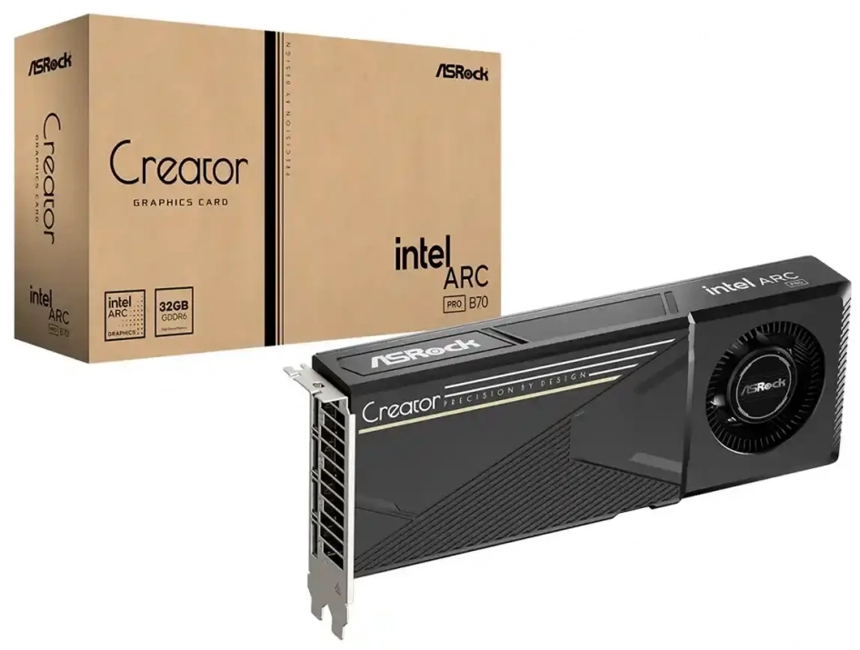 ASRock Intel ARC Pro B70 Creator 32GB GDDR6 1