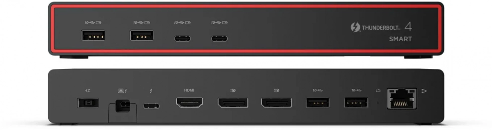 Докинг станция Lenovo ThinkPad Thunderbolt 4 Smart Dock Gen2 7500, Черна | 40BE0135EU 1