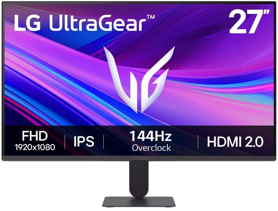 Геймърски монитор LG UltraGear 27G411A, 27", FHD (1920x1080) IPS, 144Hz, FreeSync Premium Pro, HDR, Черен | 27G411A-B 1