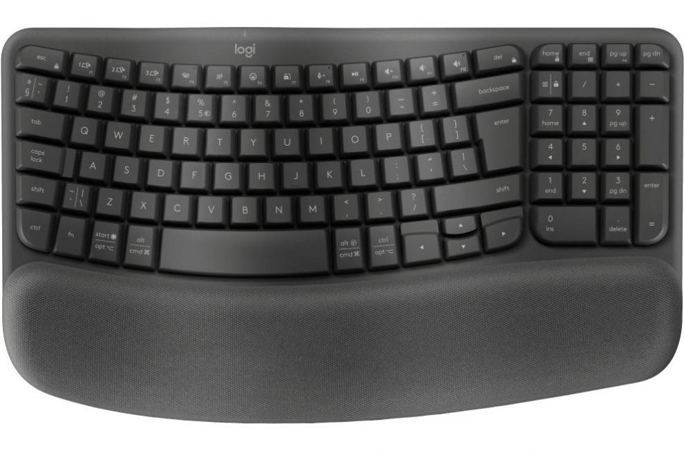 Безжична клавиатура Logitech Wave Keys, US, Черен | 920-012304 1