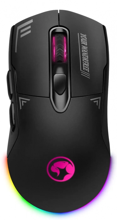 Безжична геймърска мишка Marvo  M803W, RGB, Черна 1
