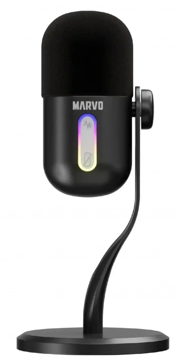 Геймърски микрофон Marvo MIC-08 Blast 50, Черен 1