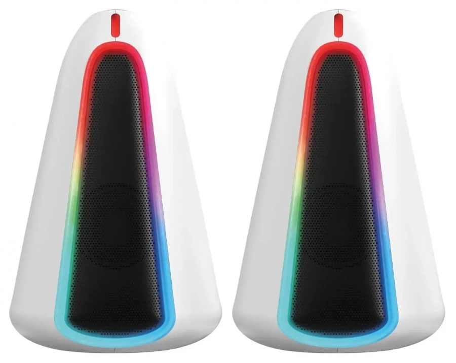 Геймърски тонколони Marvo Monka Zilla SG-500, 6W, RGB, Бели 1