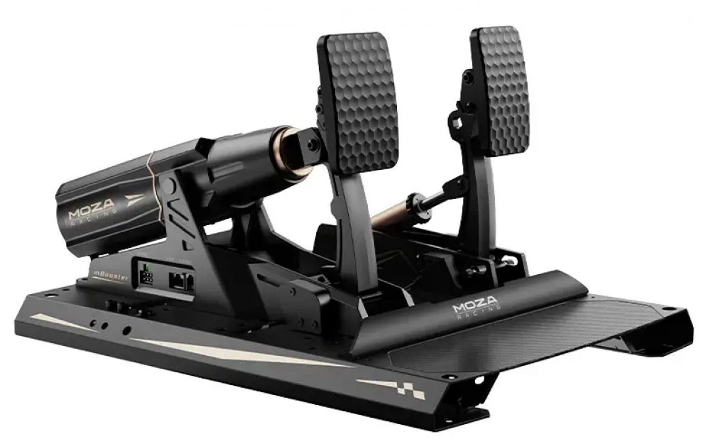 Педали за симулатор MOZA mBooster Active Pedal Set with CRP2 Throttle, Черни | RS082 1
