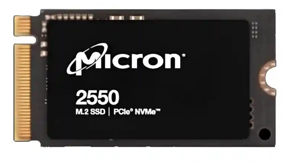 Micron 2550 1TB SSD M.2 2242 NVMe Gen4 x4, BULK - в антистатична опаковка