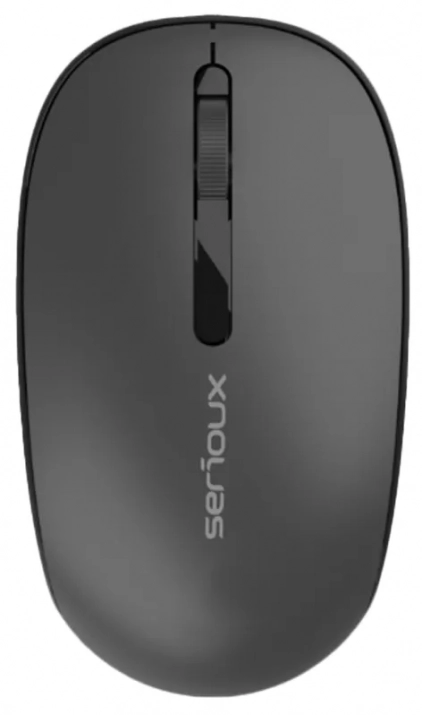 Безжична оптична мишка Serioux SPARK 215, Черна 1