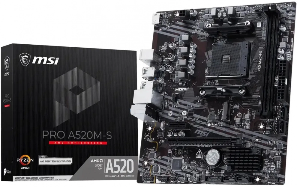 MSI PRO A520M-S 1