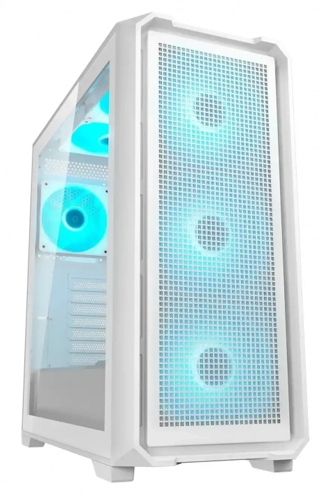 Cougar MX600 Air Pro, RGB, Mid Tower, 6 Fans, White | CGR-2SC9W-PRO 1