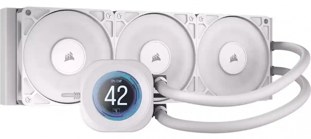 Водно охлаждане Corsair NAUTILUS 360 RS LCD, White | CW-9061034-WW 1