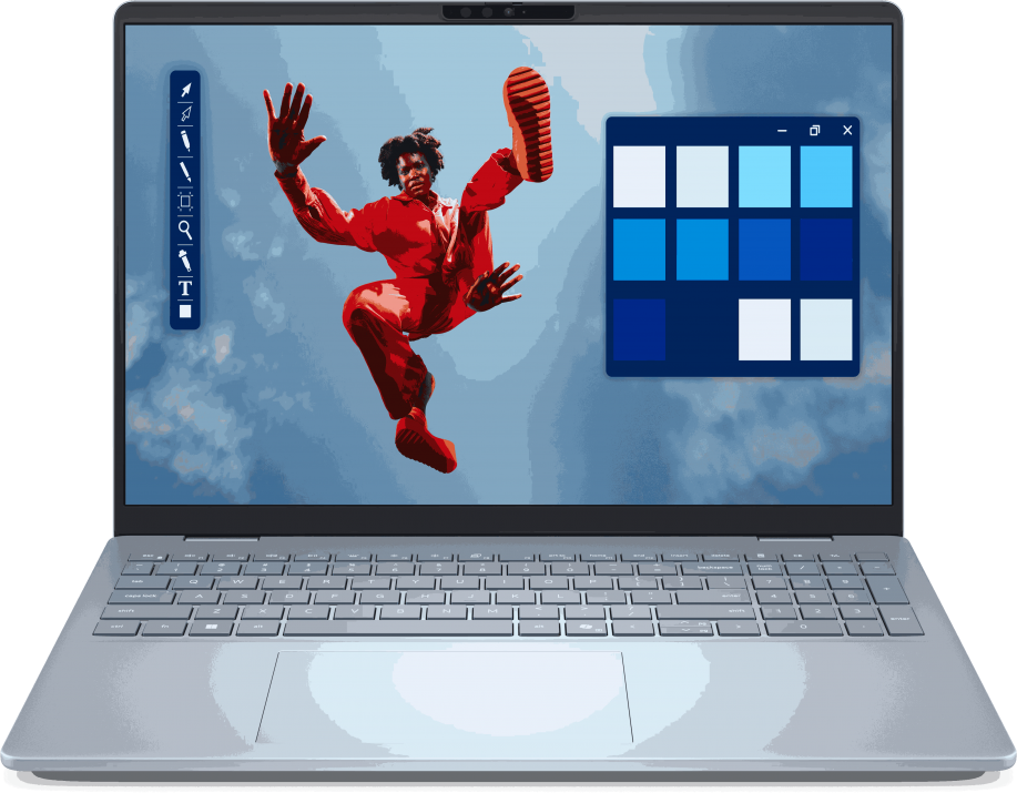 UPGRADED Dell 16 Plus DB16250, 16" 2.5K IPS Touch, Intel Ultra 7 256V, 16GB, 1 TB SSD, Win 11 Pro, Wi-Fi 7, Ice Blue | DB16250_LNL_207 1