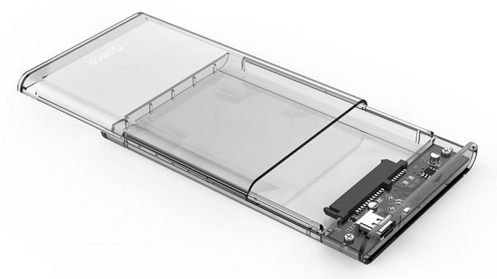Кутия за твърд диск Orico, 2.5", USB Type-C, Прозрачна | 2139C3-G2-CR-EP 1