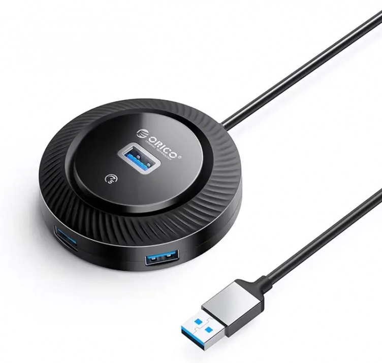 USB хъб Orico, 4-портов, USB 3.0, Черен | YK2-U3-18-BK 1