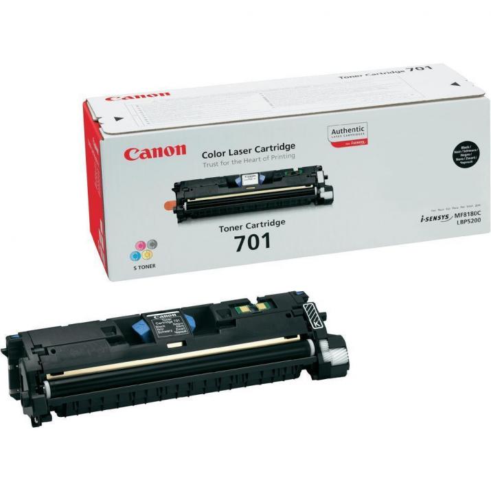 Оригинална тонер касета Canon EP-701BK, Black | CR9287A003AA
