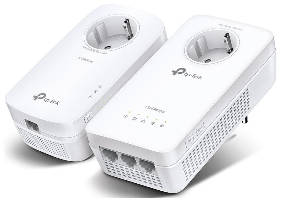 Powerline TP-Link TL-WPA8631P KIT, AV1300, AC1200, Dual-Band, Gigabit 1