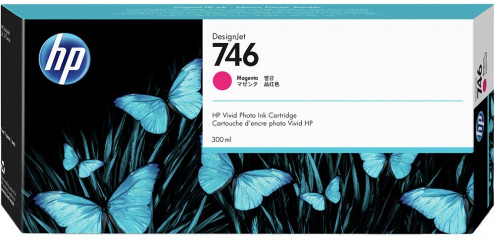 Консуматив HP 746 300мл DesignJet Ink Cartridge, Magenta | P2V78A