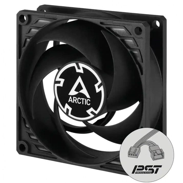 Вентилатор Arctic P8 PWM PST CO, Черен | ACFAN00151A    1