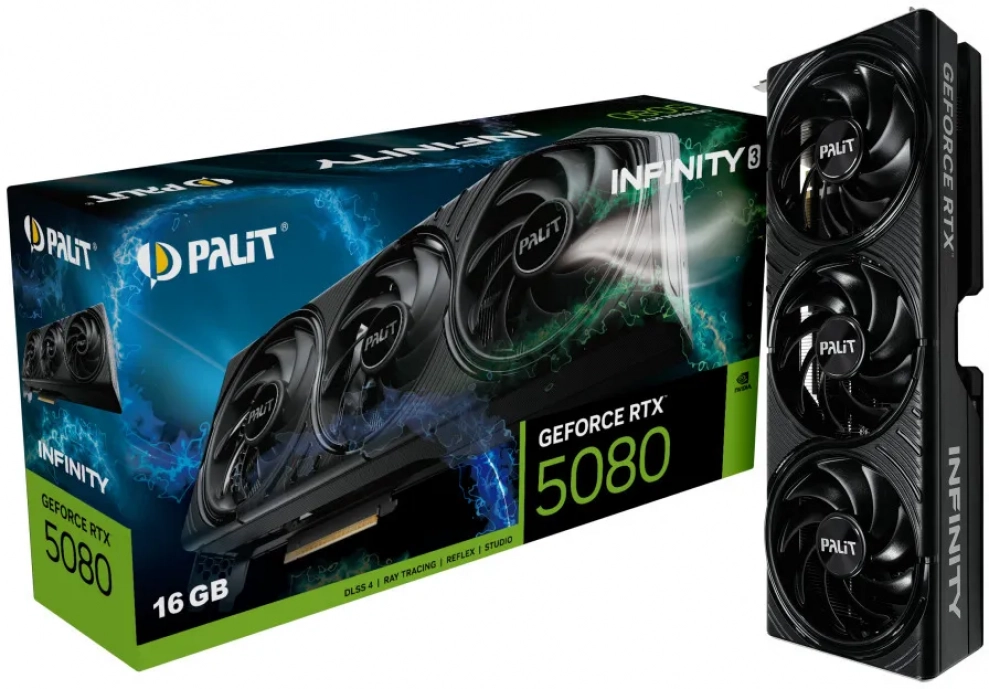 Palit GeForce RTX 5080 Infinity 3 16GB GDDR7 1