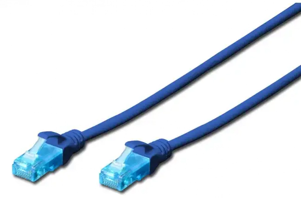 Кабел Digitus Cat 6 UTP RJ-45, 2м, Син | DK-1612-020