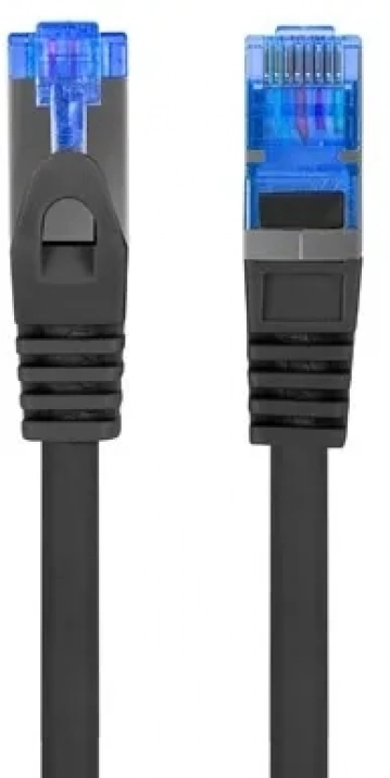 Пач кабел Lanberg RJ-45 към RJ-45, CAT.6a, 2 метра, Черен | PCF6A-10CC-0200-BK 1