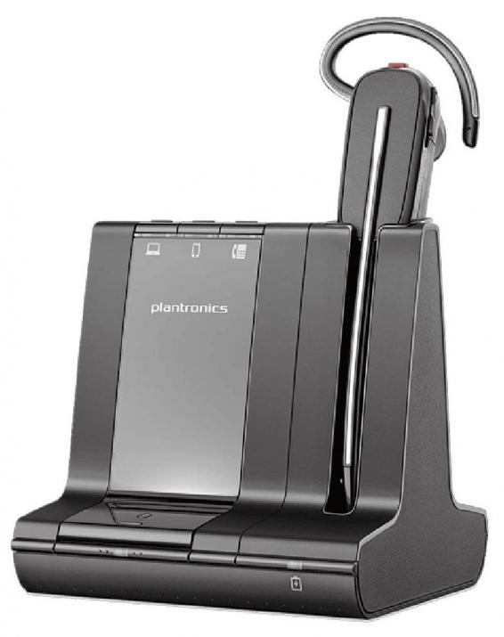 Безжична Bluetooth Handsfree слушалка Poly (Plantronics + Polycom) Savi 8240 Office, Черен | 211819-02