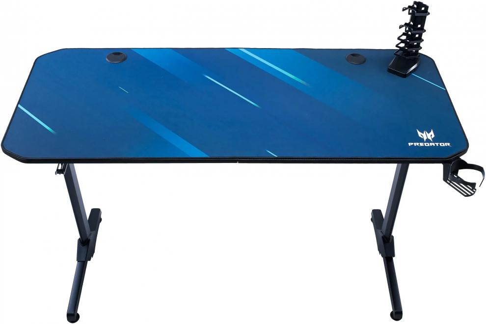 Геймърско бюро ACER PREDATOR, 140 х 60 см - Синьо/Черно 1