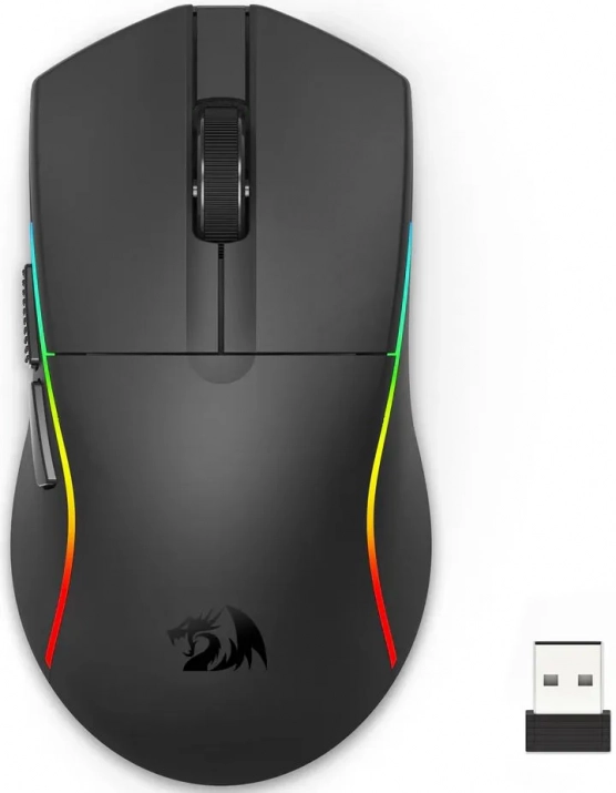 Безжична геймърска мишка Redragon Deicide Lite M816-LIT, RGB, Черна | M816-LIT 1
