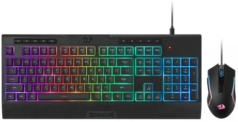 Геймърски комплект клавиатура и мишка Redragon S151 Gaming Essentials с ...
