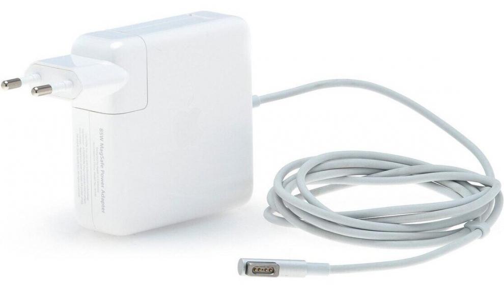 Съвместимо зарядно за лаптоп Apple MagSafe 85W, 18.5V, 4.6A - A1343, A1222, A1290, Бяло