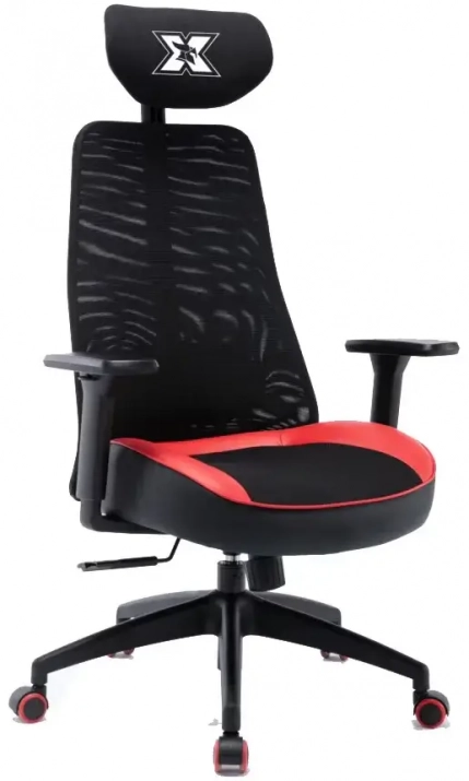 Геймърски стол Serioux Kyrian, Черен/Червен | X-GC02-3D-R 1