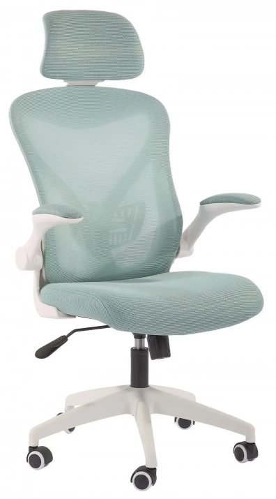 Ергономичен офис стол RFG Jolly White HB - Син 1