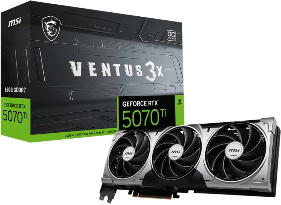 MSI GeForce RTX 5070 Ti VENTUS 3X OC 16GB GDDR7 1