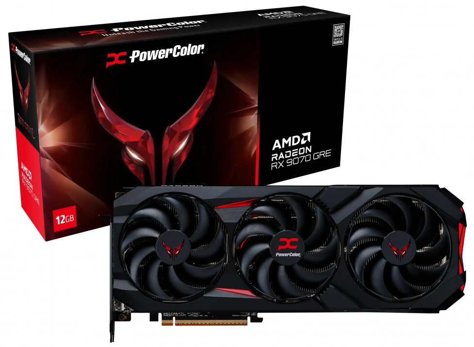 PowerColor Red Devil AMD Radeon RX 9070 GRE 12GB GDDR6 • 13172809 ⋙ Цена