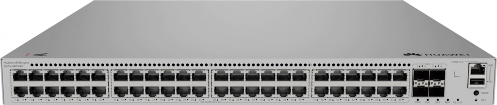 Комутатор Huawei S310-48PN4X, Layer 2+ управляем, Multi-Gigabit, PoE+ 360W 1