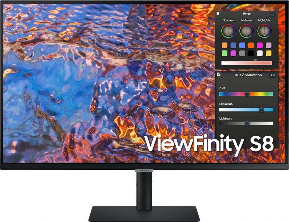 Mонитор Samsung 32B800, 32" IPS 60Hz 4K (3840 x 2160), 5ms, Flicker Free, Black | LS32B800PXPXEN 1