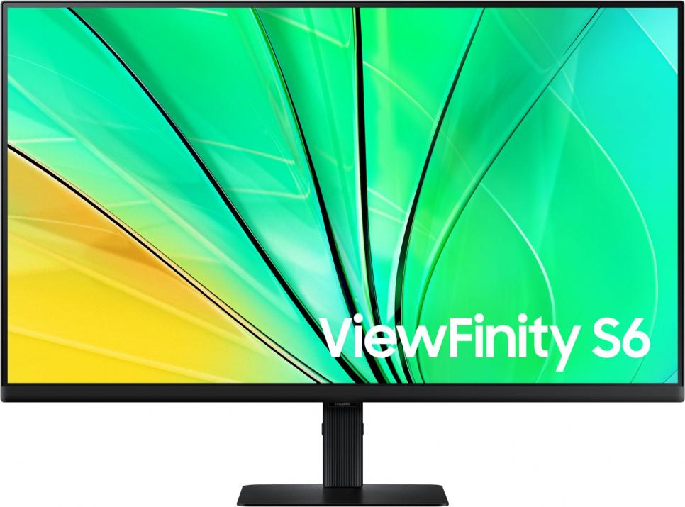 Монитор Samsung ViewFinity S6 S60D, 32" LED IPS, QHD (2560 x 1440), 5ms, Flicker Free, HDR 10, Черен | LS32D600EAUXEN 1