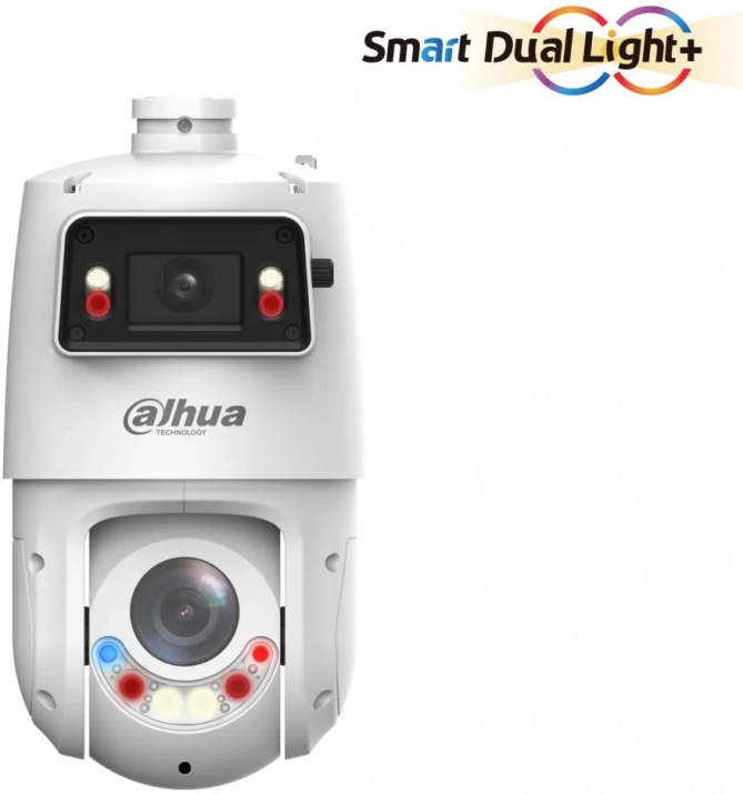 IP камера за вътрешно и външно видеонаблюдение Dahua, 2 x 4MP, 2.8 мм, PTZ 5 мм – 125 мм | SDT4E425-4F-GB-A-PV1-0400 1