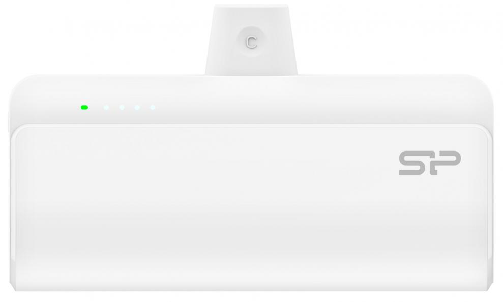 Външна батерия Silicon Power QD50, 5000 mAh, Бяла | SP5K0MAPBKQD500W 1