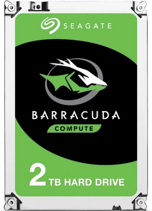 Seagate BarraCuda 2TB 3.5" SATA HDD 5400rpm, Recertified (Zero hours) запечатан | ST2000DM005-FR 1