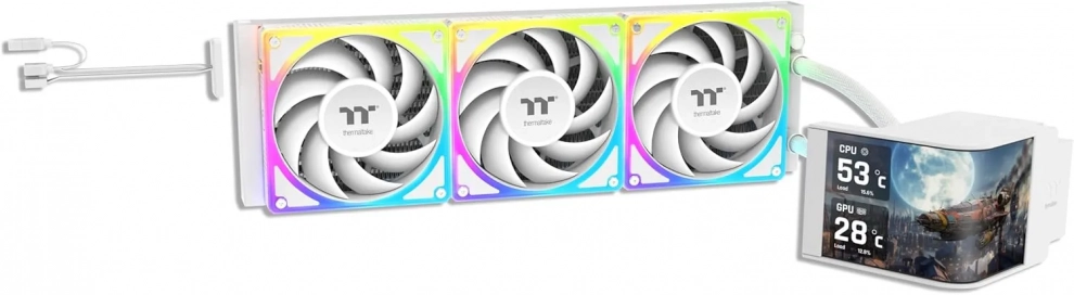 Thermaltake MAGCurve 360 Ultra Snow Edition | CL-W454-PL12SW-A 1