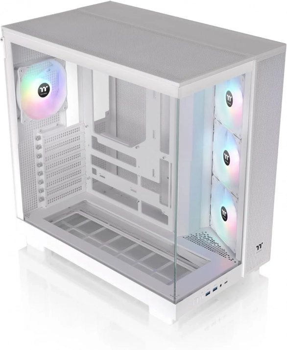 Thermaltake View 380 XL TG ARGB Snow Mid Tower Chassis | CA-11E-00M6WN-00 1